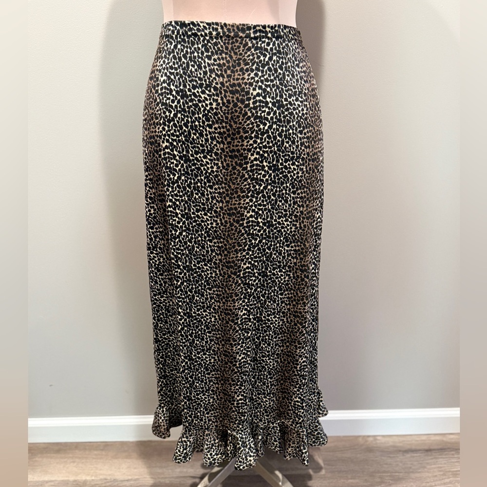 Vintage Susan Lawrence Animal Print Maxi Skirt